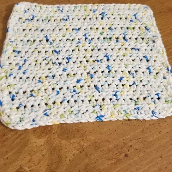 💞2/$20 HAND CRAFTED Crocheted All Purpse 100% Cottn Reusble Bath or Dish Cloths - Picture 6 of 8